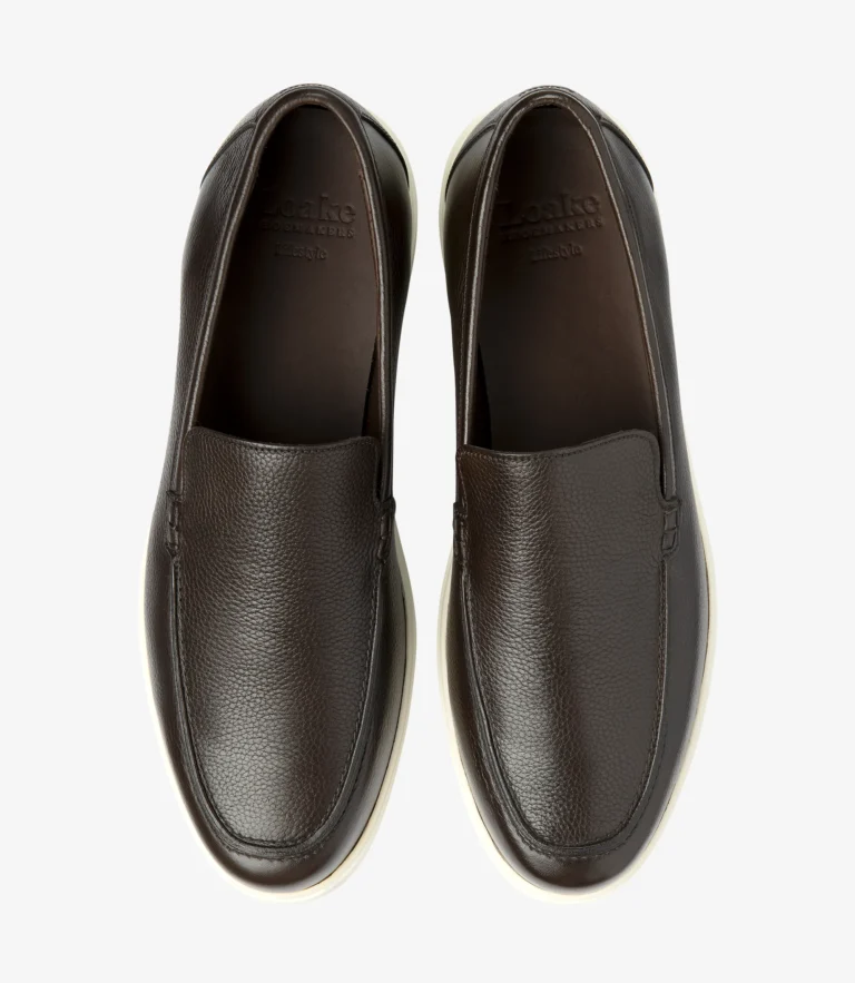 Loake Tuscany Dark Brown Grain Calf Leather