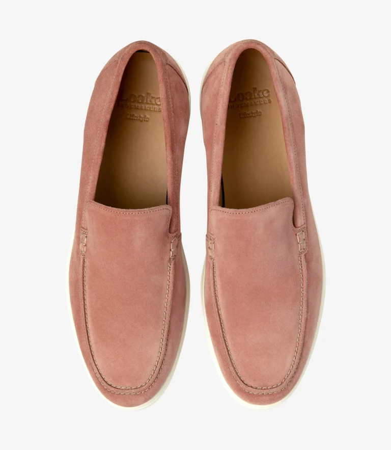 Loake Tuscany Dusky Pink Suede