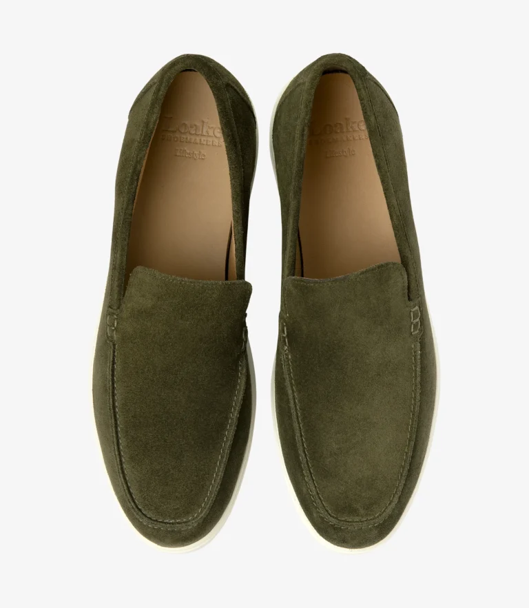 Loake Tuscany Olive Suede