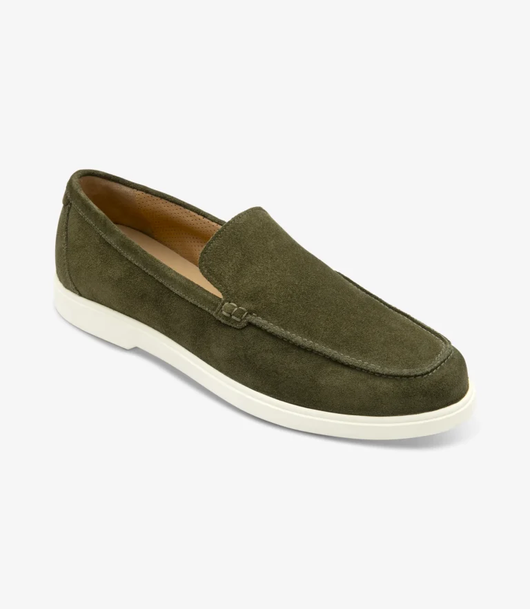 Loake Tuscany Olive Suede