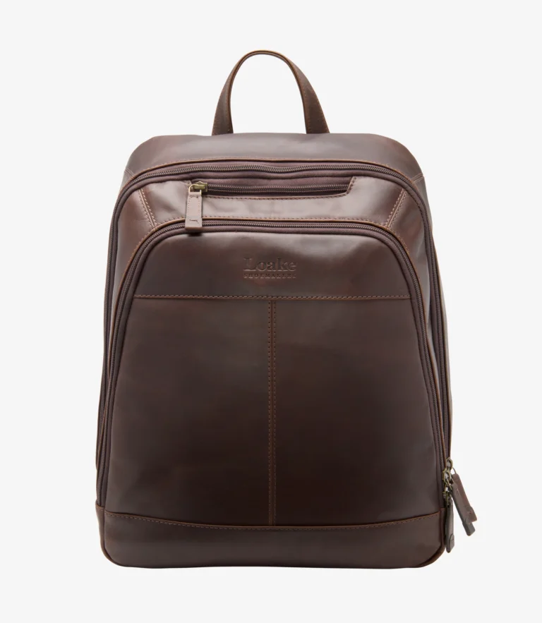 loake Waterloo Rucksack Brown Calf Leather