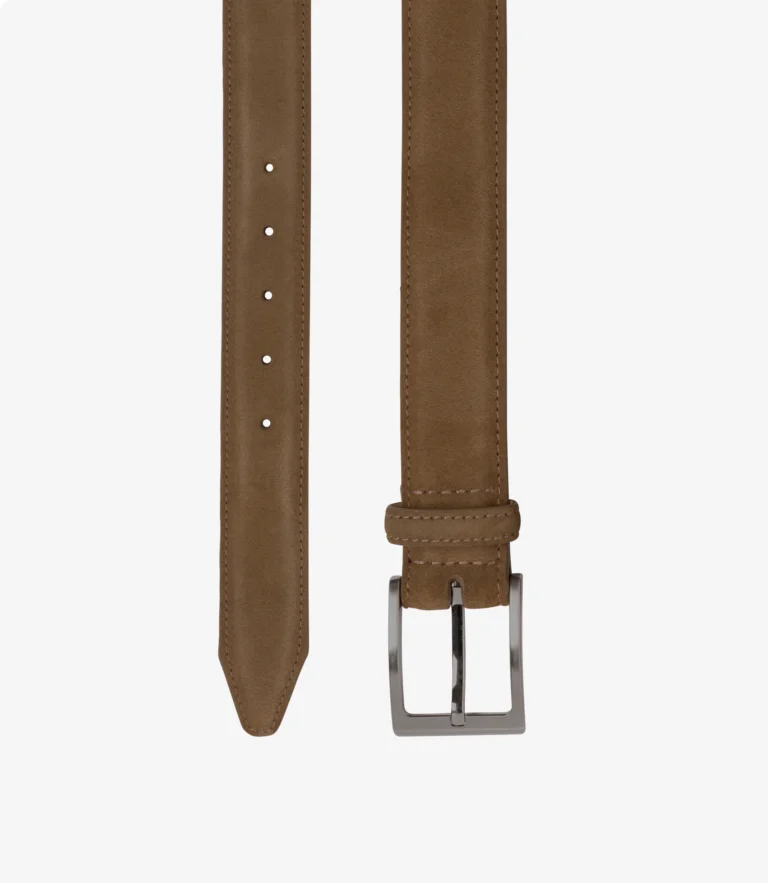 loake William Belt Brown Suede