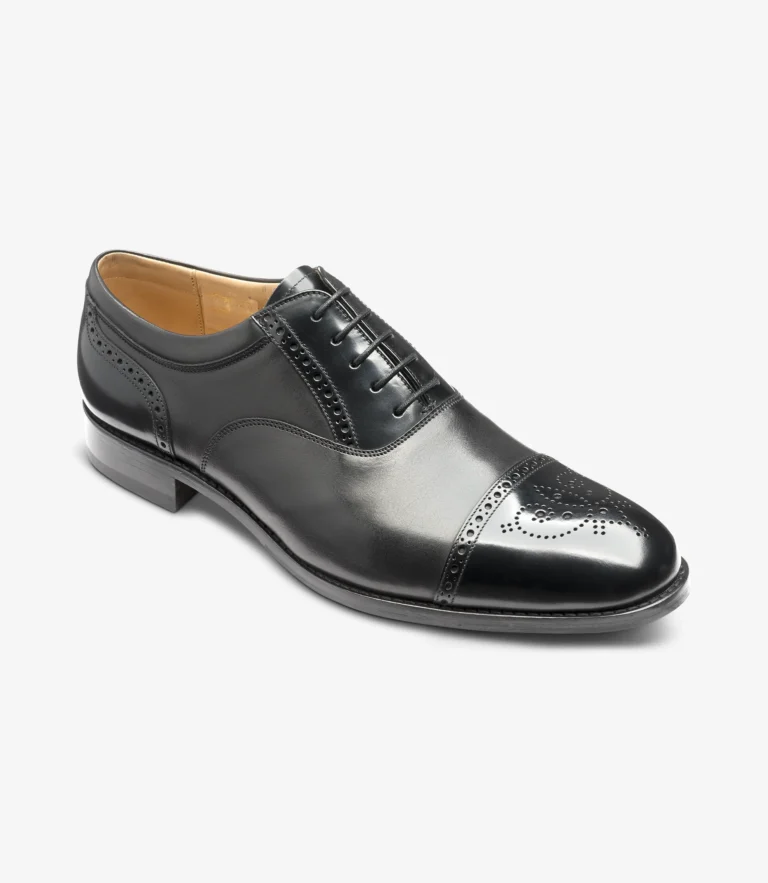 Loake Woodstock Black Polished