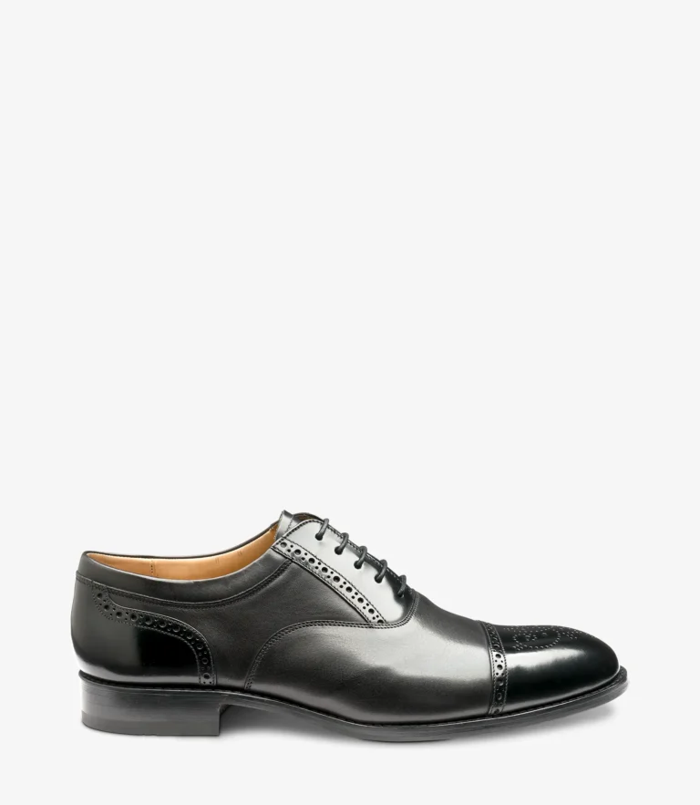 loake Woodstock Black Polished