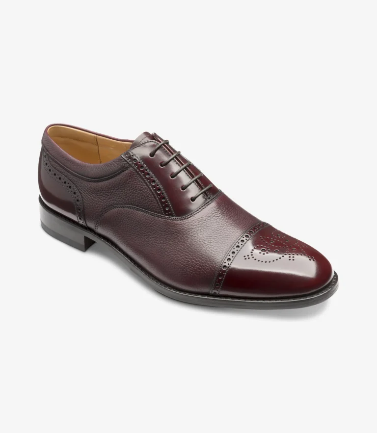 Loake Woodstock Burgundy Polished
