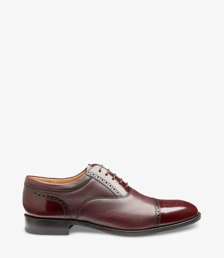 loake Woodstock Burgundy Polished