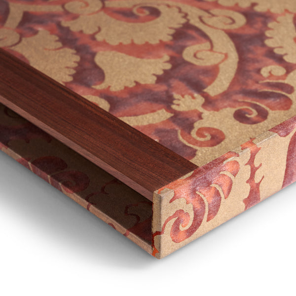 L'objet Fortuny Laotze Butler Tray - Oxblood Spice + Gold