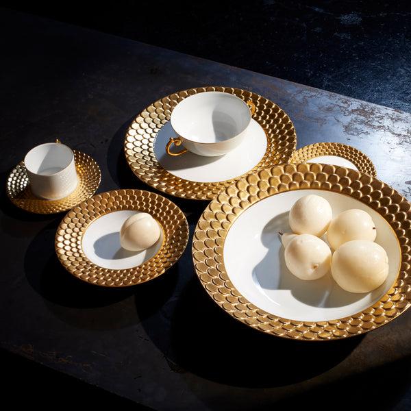 L'objet Aegean Espresso Cup + Saucer (Set Of 6) - Gold