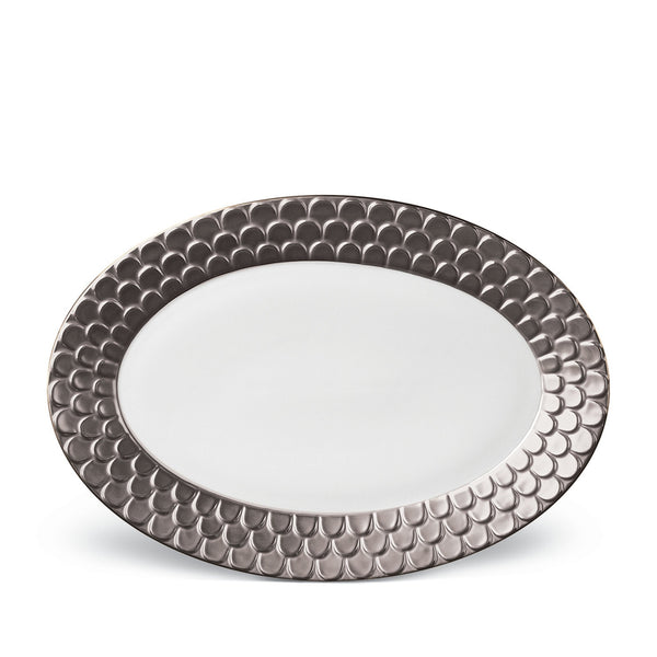 l'objet Aegean Oval Platter - Platinum