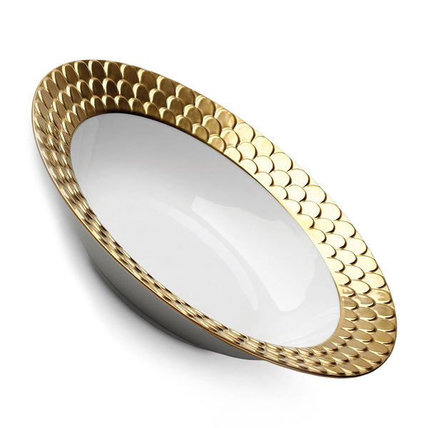 l'objet Aegean Rimmed Serving Bowl - Gold