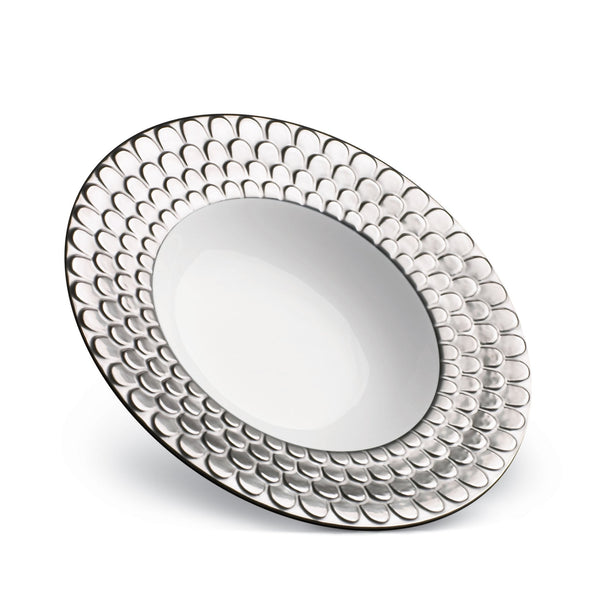 l'objet Aegean Soup Plate - Platinum