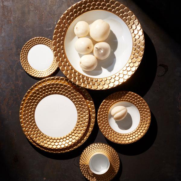 L'objet Aegean Tea Cup + Saucer (Set Of 2) - Gold
