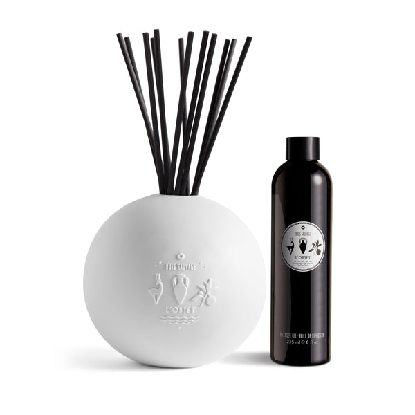 L'objet Bois Sauvage Porcelain Diffuser Set