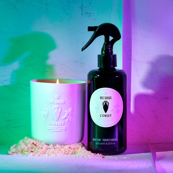 L'objet Bois Sauvage Room Spray + Candle Gift Set
