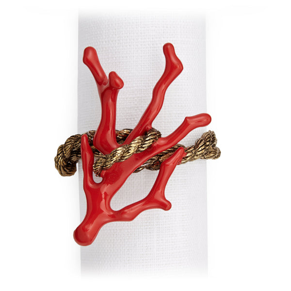 l'objet Coral Napkin Jewels (Set of 4)