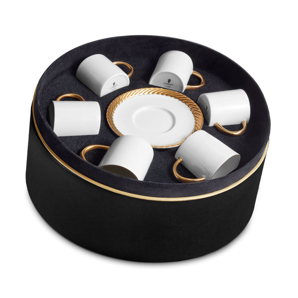 l'objet Corde Espresso Cup + Saucer (Set of 6)