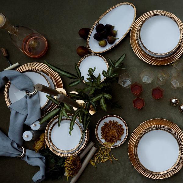 L'objet Corde Tea Cup + Saucer (Set Of 2)