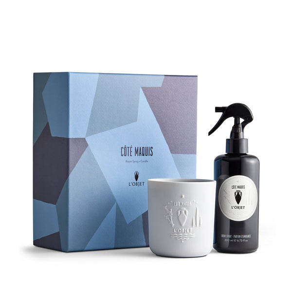 l'objet Côté Maquis Room Spray + Candle Gift Set
