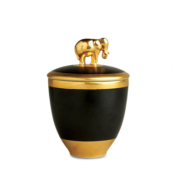 l'objet Elephant Candle-Noir