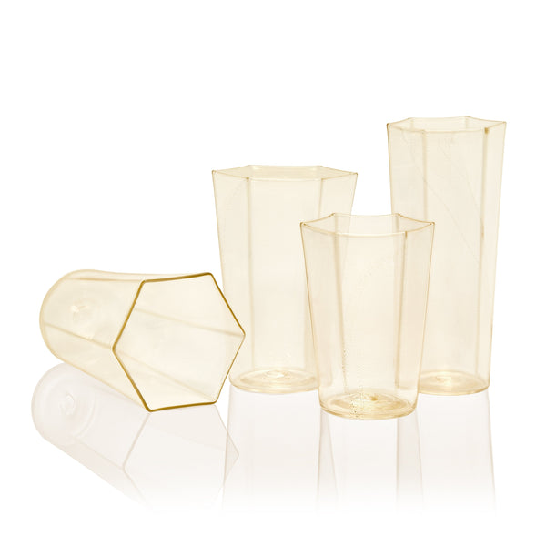 L'objet Exclusive - Hex Champagne Glass- Gold