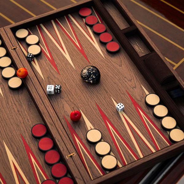 L'objet Fortuny Backgammon - Laotze/Oxblood Spice