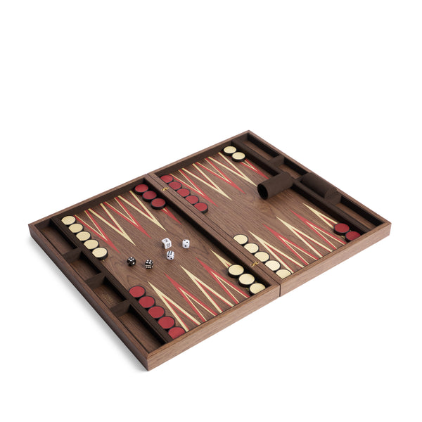 L'objet Fortuny Backgammon - Laotze/Oxblood Spice