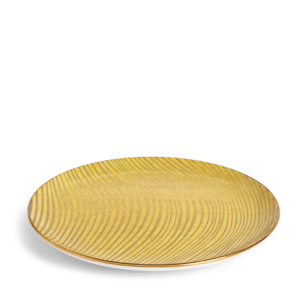 L'objet Fortuny Delphi Yellow Dinner Plate