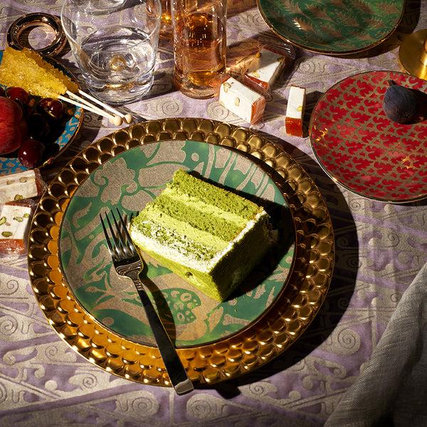 L'objet Fortuny Melagrana Dessert Plates (Set Of 4)