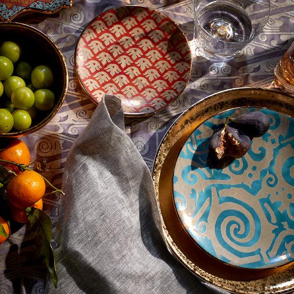 L'objet Fortuny Murillo Canape Plates (Set Of 4)