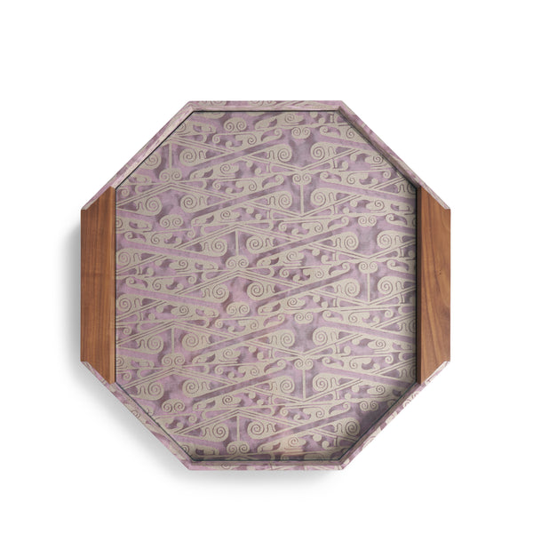 L'objet Fortuny Octagon Tray - Tzin Plum