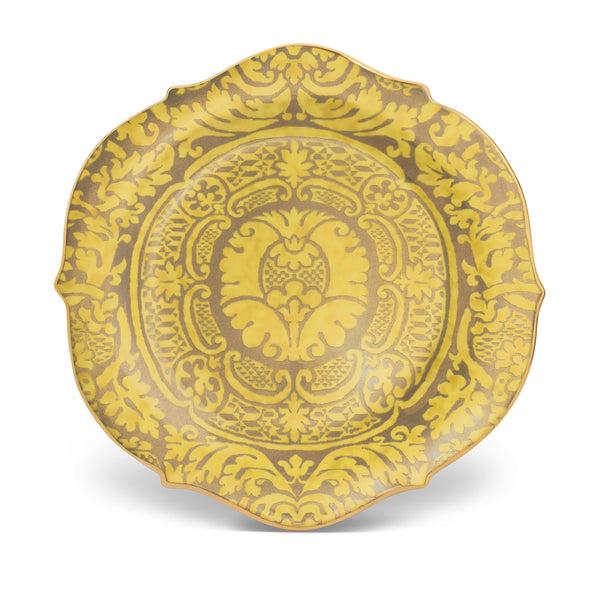 l'objet Fortuny Orsini Yellow Round Platter - Large