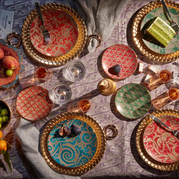 L'objet Fortuny Pergolesi Dessert Plates (Set Of 4)