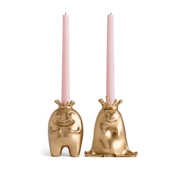 L'objet Haas King + Queen Candlesticks (Set Of 2)