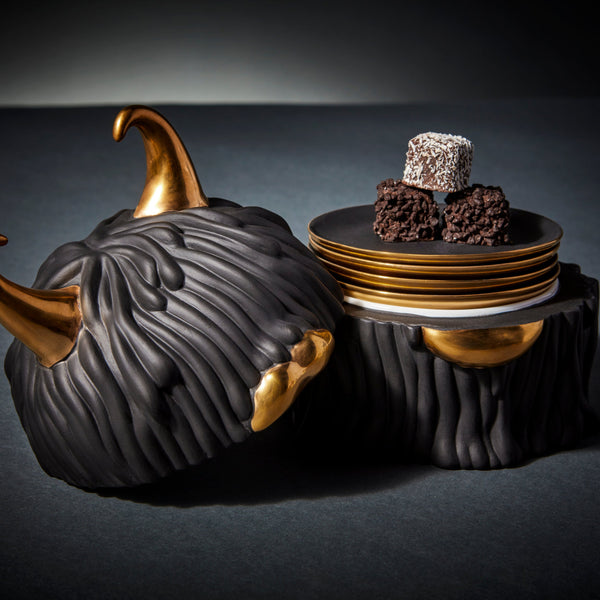 L'objet Haas Lynda Box + Plates (Set Of 4) - Black