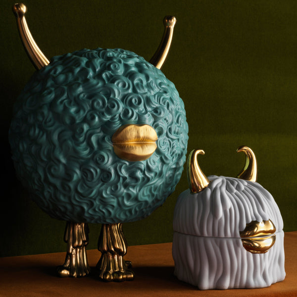 L'objet Haas Lynda Box + Plates (Set Of 4) - White