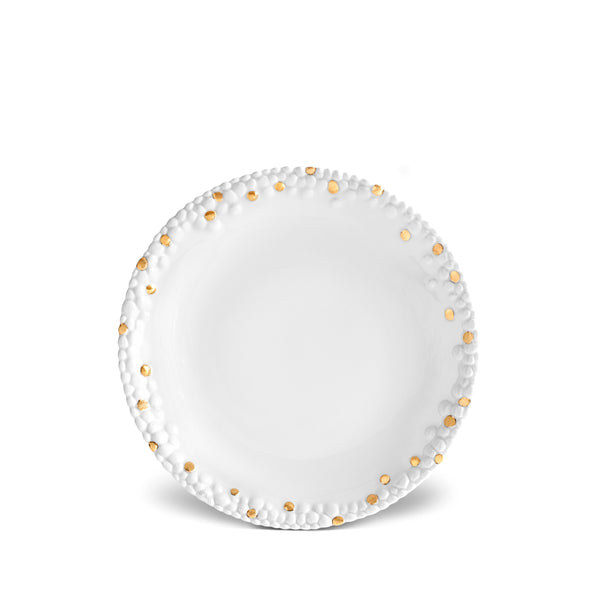 l'objet Haas Mojave Bread + Butter Plate - White + Gold