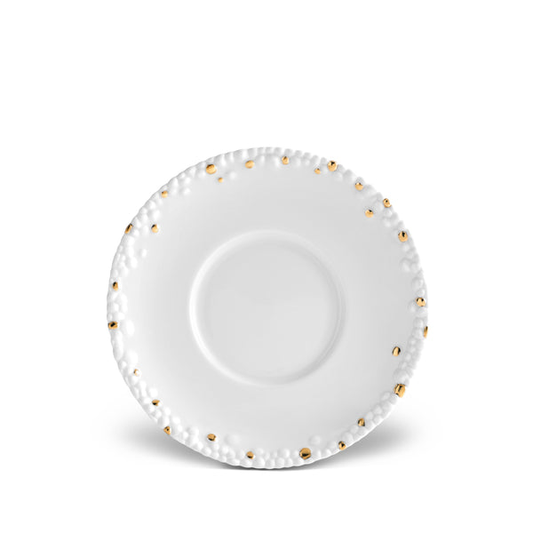 l'objet Haas Mojave Saucer - White + Gold