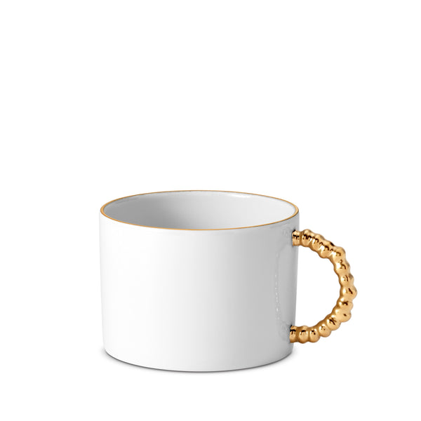 l'objet Haas Mojave Tea Cup - White + Gold