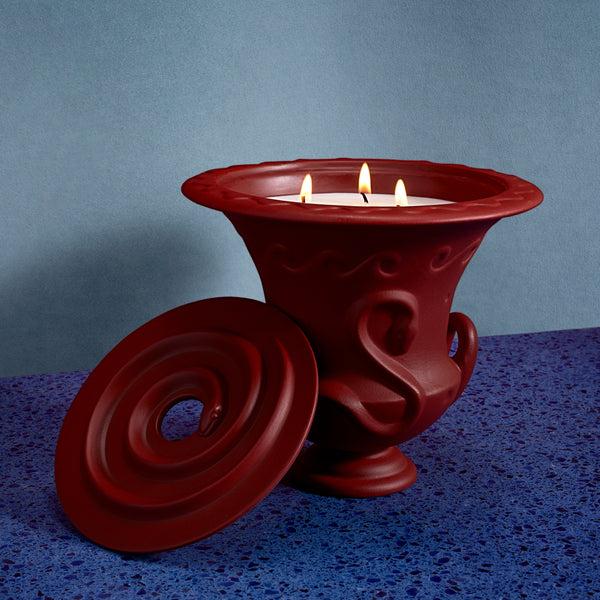 L'objet Hydra Candle - Veti-Vert- 3-Wicks - Terracotta