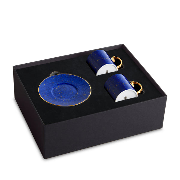 l'objet Lapis Espresso Cup & Saucer [Set Of 2]