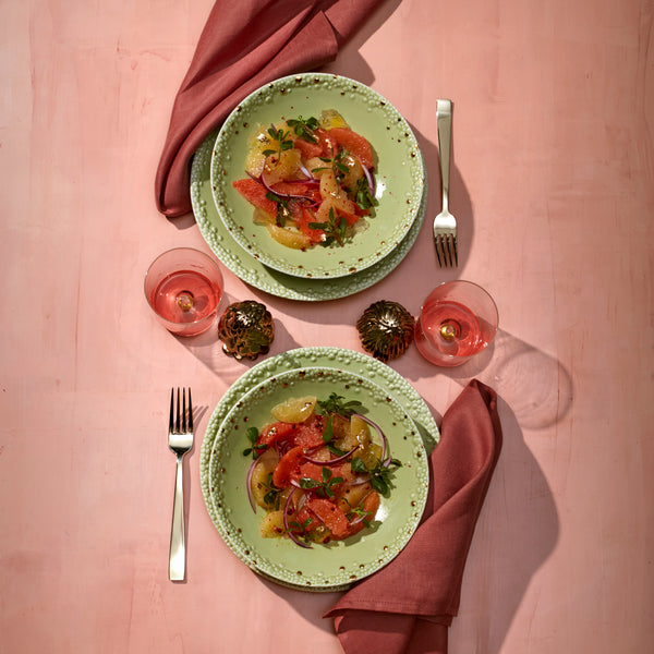 L'objet Linen Sateen Napkins - Brick (Set Of 4)