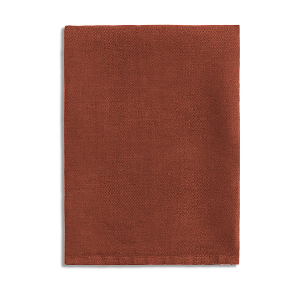 l'objet Linen Sateen Napkins - Brick (Set of 4)