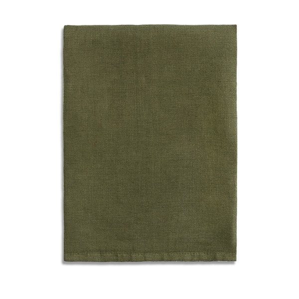 l'objet Linen Sateen Napkins - Olive (Set of 4)
