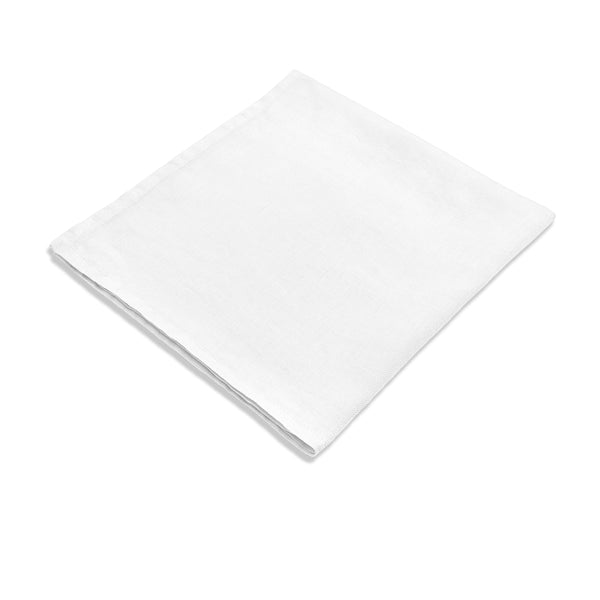 L'objet Linen Sateen Napkins - White (Set Of 4)