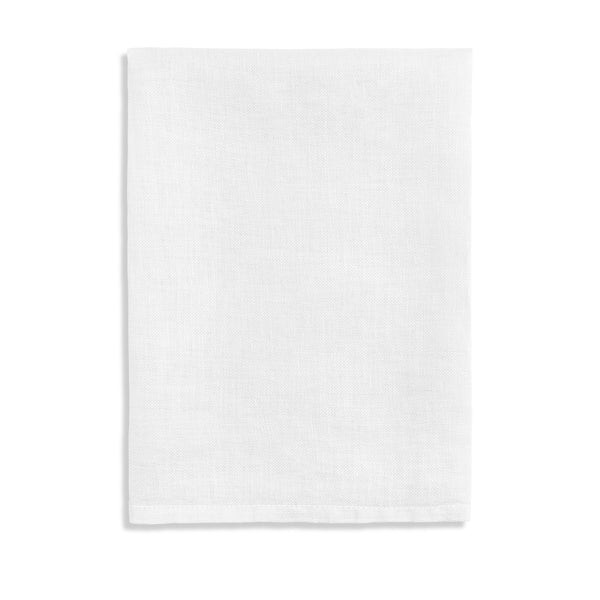 l'objet Linen Sateen Napkins - White (Set of 4)