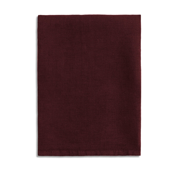 l'objet Linen Sateen Napkins - Wine (Set of 4)