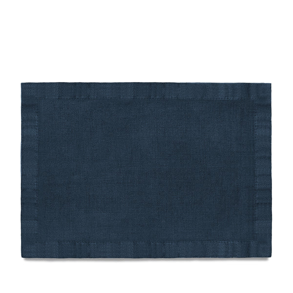 l'objet Linen Sateen Placemats - Blue (Set of 4)