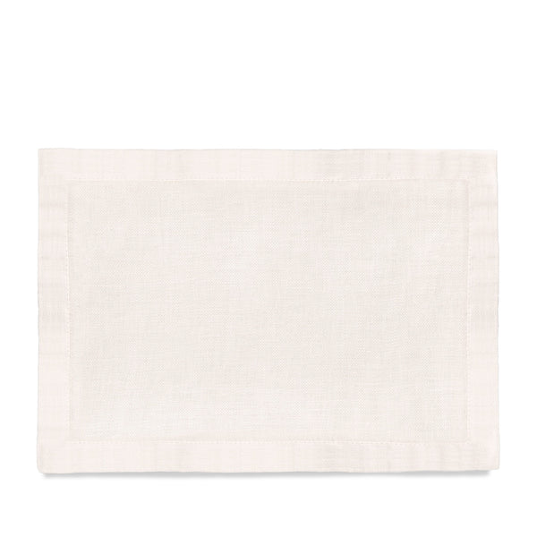 l'objet Linen Sateen Placemats - Ecru (Set of 4)