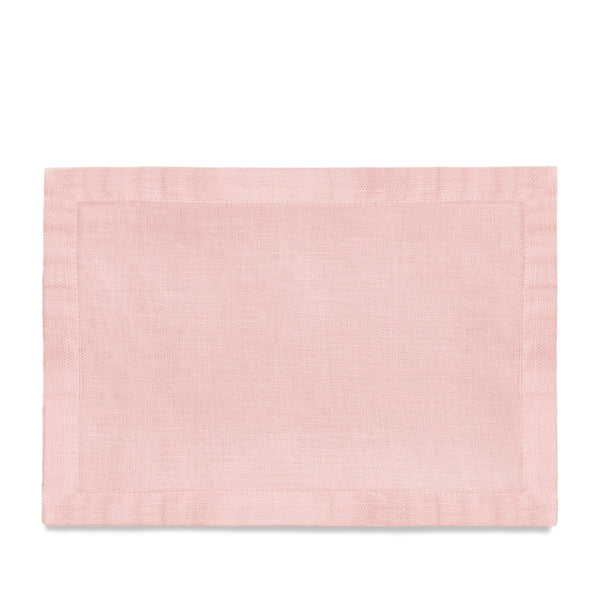 l'objet Linen Sateen Placemats - Pink (Set of 4)