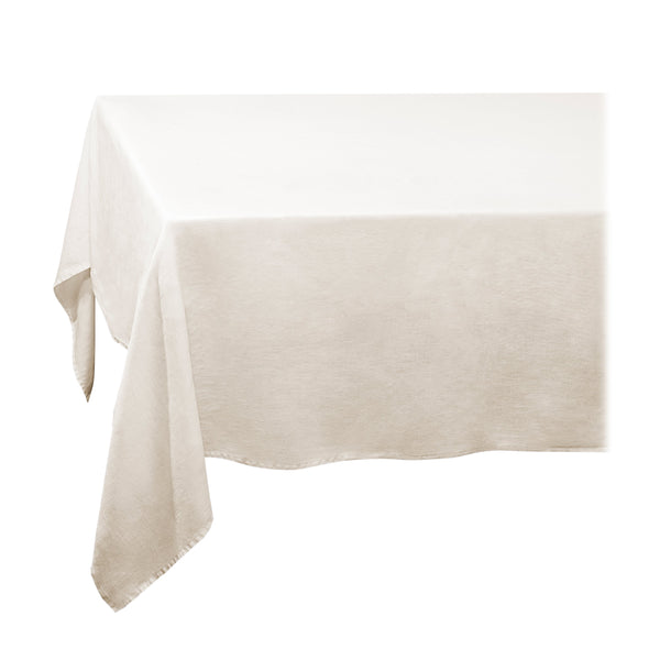 l'objet Linen Sateen Tablecloth - Ecru